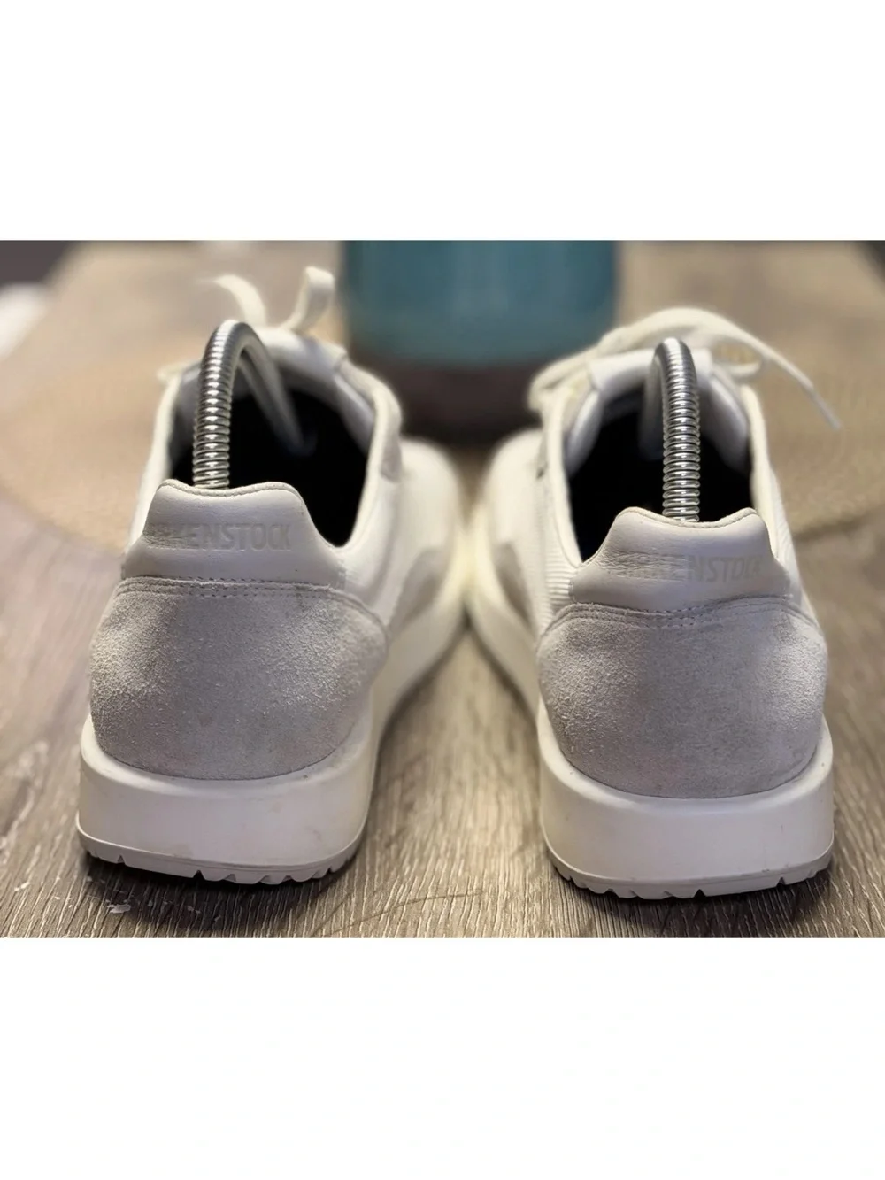 Birkenstock Honnef City Shoes White Textile Walking Low Top Sneakers Size L8 M6